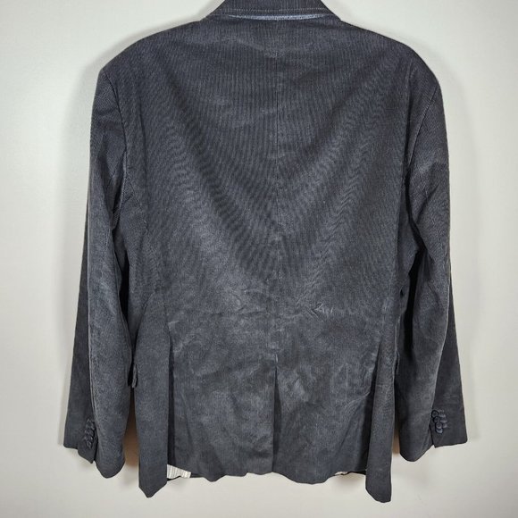 Banana Republic Blazer Mens 42R Dark Brown Corduroy Cotton Sports Coat Jacket - Picture 5 of 11